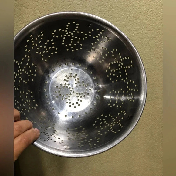 VTG STAINLESS STREEL STRAINER HOLE PUNCH DESIGNS - Picture 1 of 6